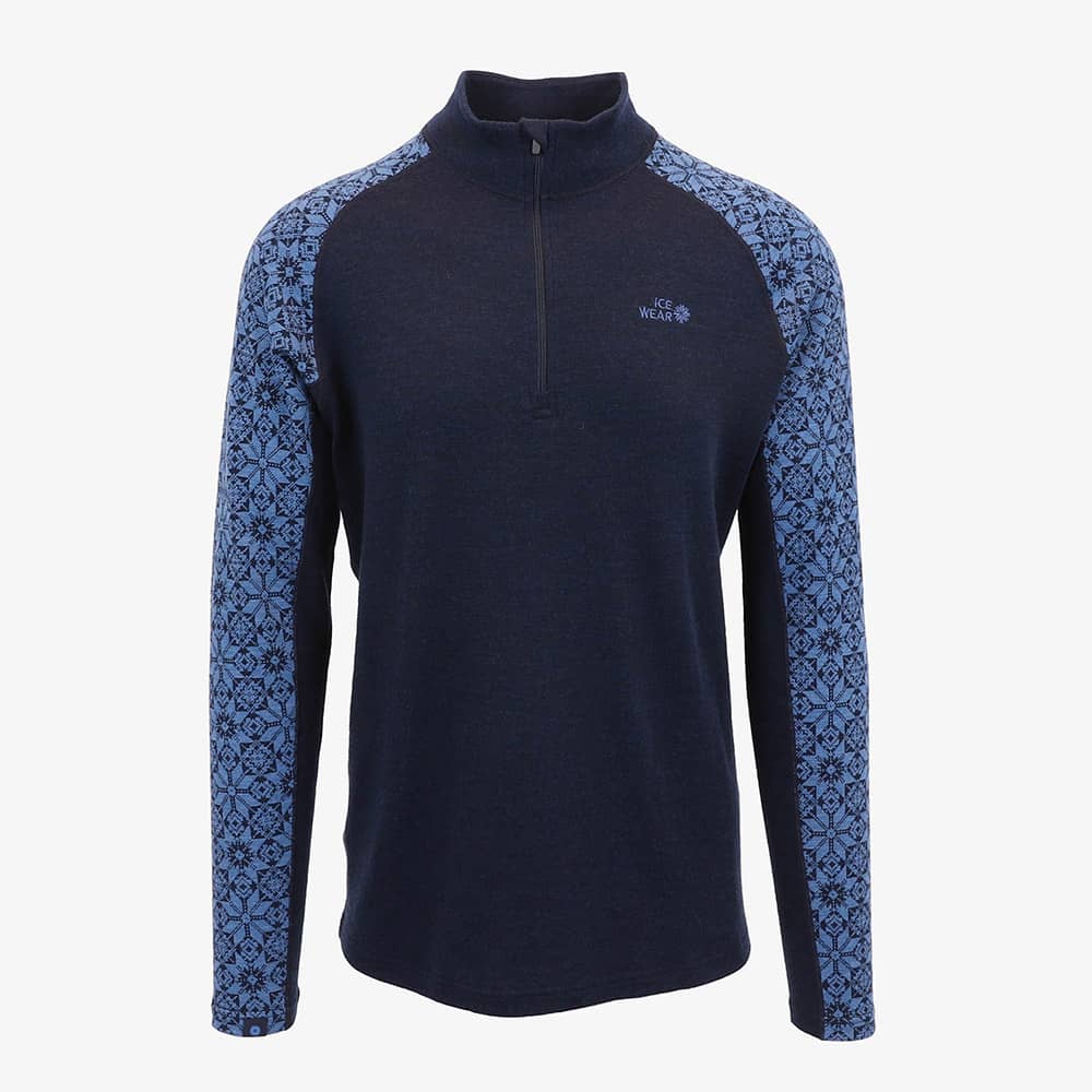 Hvítanes Top couche de base en Laine mérinos